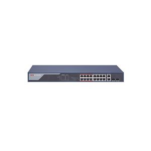 Switch POE 16 porturi Hikvision DS-3E0318P-E(B)