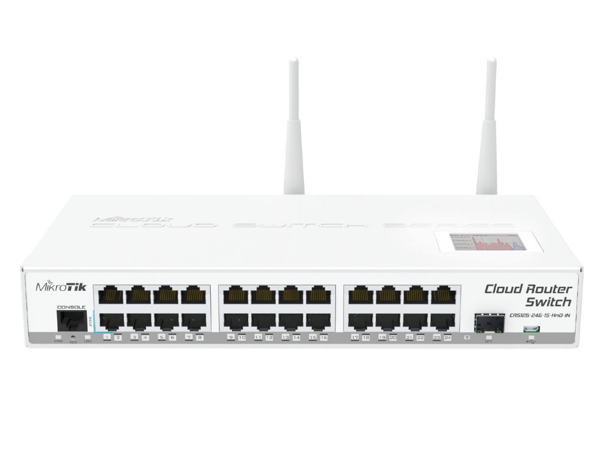 Attach to Cruelty buffet Cumpara Cloud Router Switch, 24 x Gigabit, 1 x SFP, RouterOS L5 l