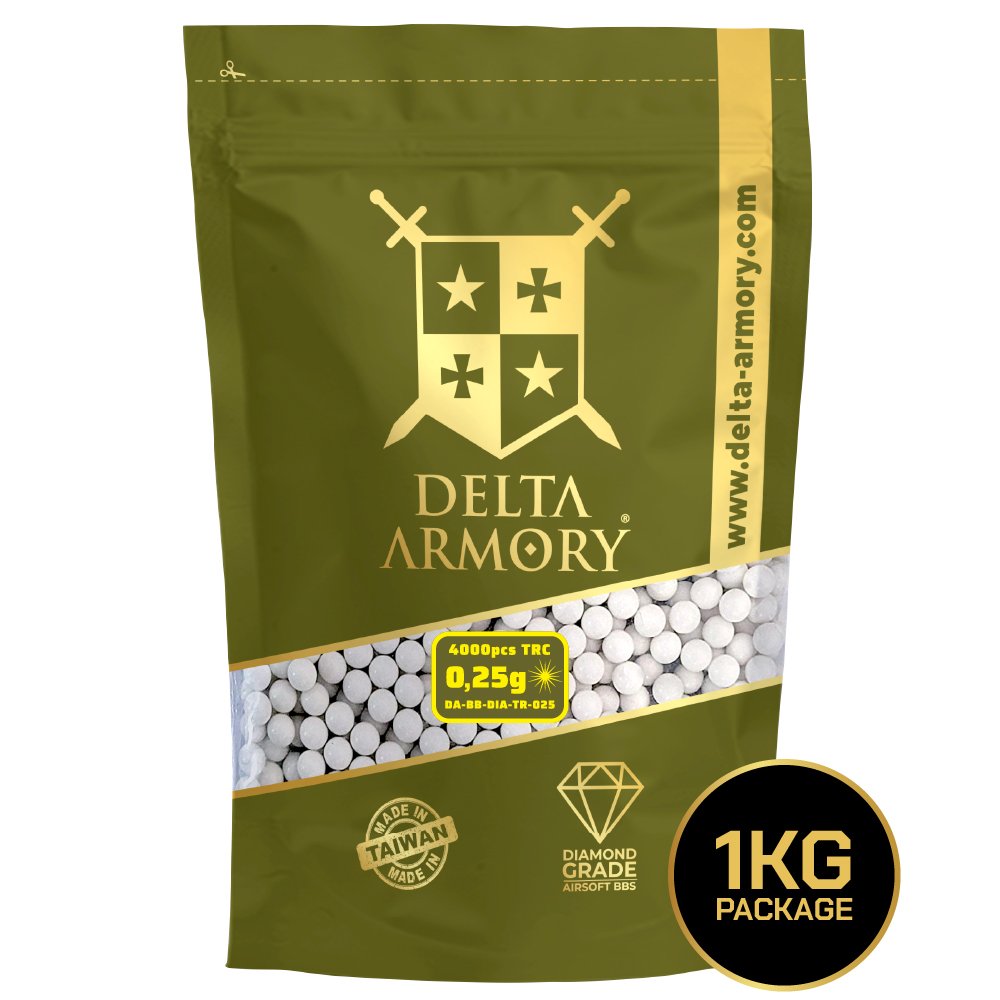Bile Delta Armory Diamond 0.25g 4000 buc fosforescente
