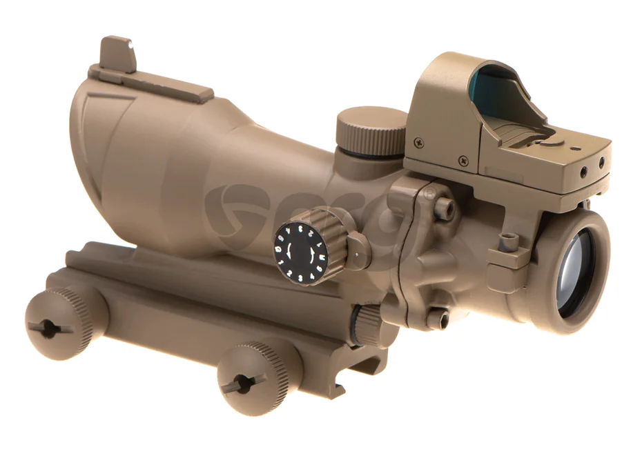 Aim-O combo combat scope ACOG 4x32IR / Reflex Sight Desert 5