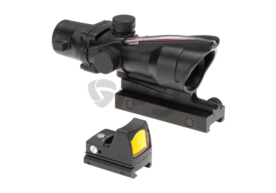 Emerson combo battle scope ACOG 4x32 / Reflex Sight Fibra Negru 2
