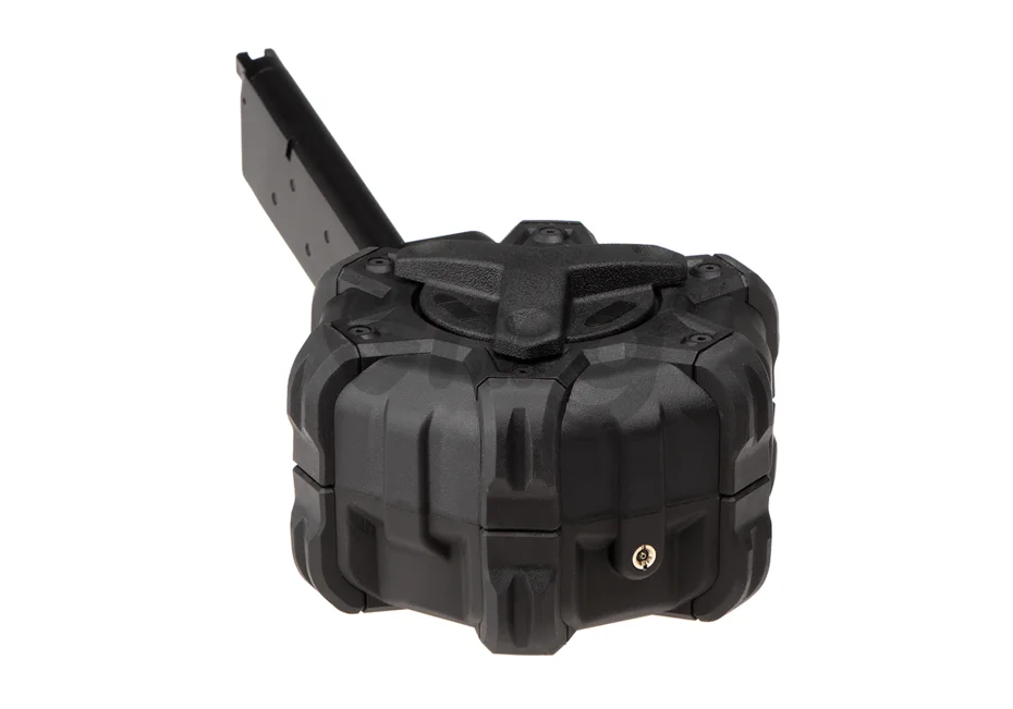 AW Custom incarcator drum mag 1911 350 bile Negru 2