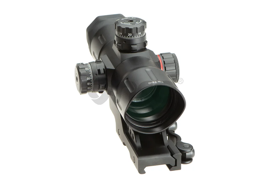 Leapers T-Dot Rosu/Verde ITA 6 Inch Negru 4