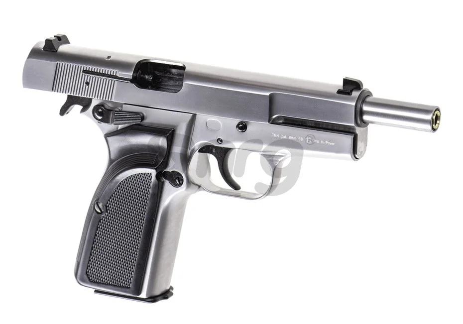WE Hi-Power Mk3 GBB Silver 3