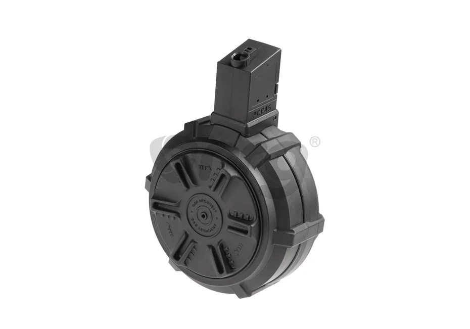 G&G incarcator PCC45 Drum Mag Negru 2