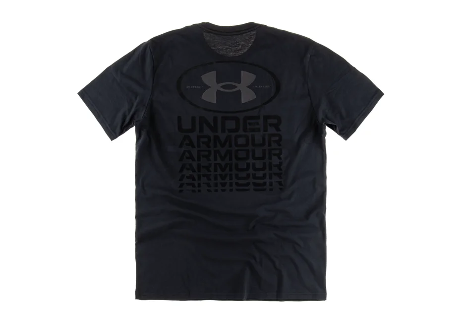 Under Armour tricou UA Armour Repeat SS Negru 2