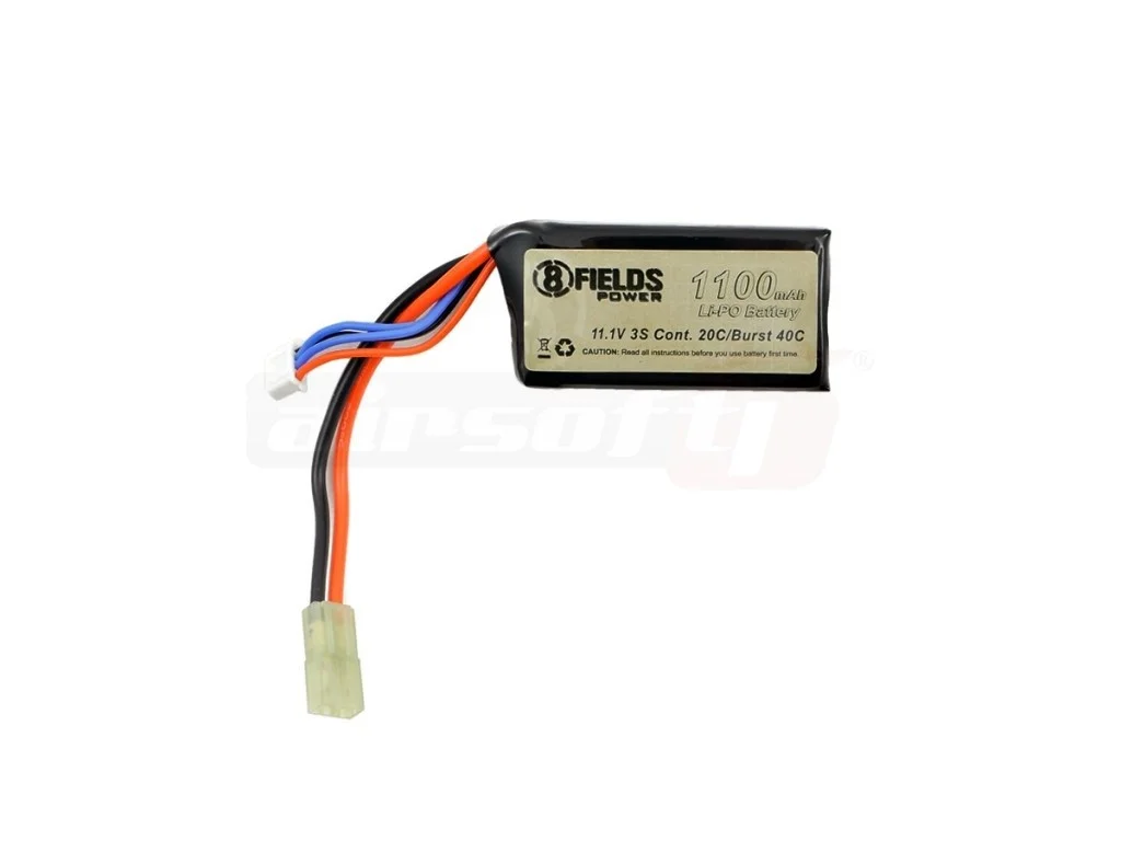 8Fields acumulator LiPo 11.1V 1100 mAh compact 2
