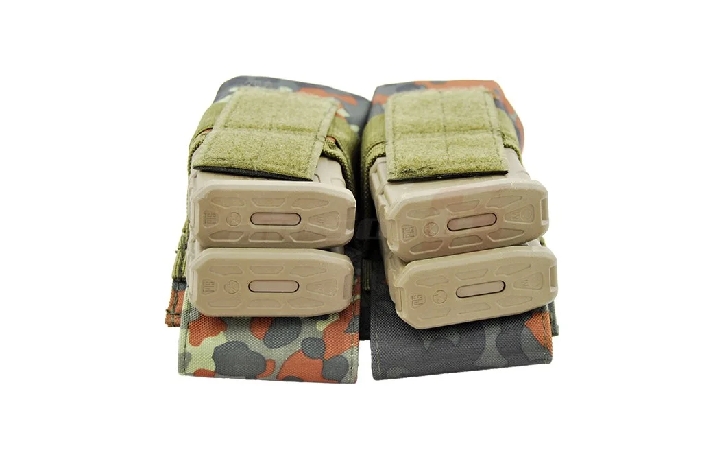 8Fields buzunar dublu port incarcatoare M4/M16 Flecktarn 3
