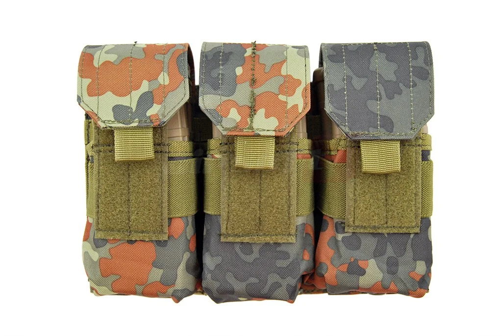8Fields buzunar triplu port-incarcatoare M4/M16 Flecktarn 4