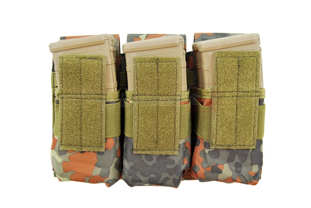 8Fields buzunar triplu port-incarcatoare M4/M16 Flecktarn 3