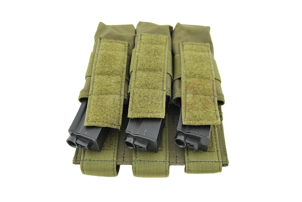 8Fields buzunar triplu port incarcatoare MP5 Olive 4