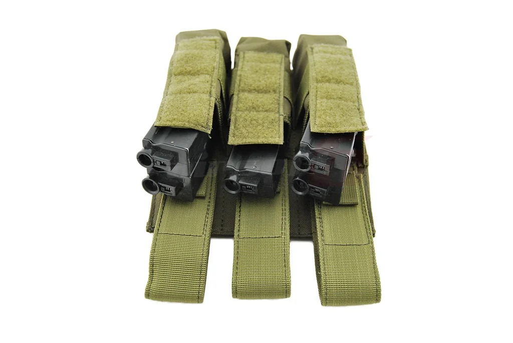 8Fields buzunar triplu port incarcatoare MP5 Olive 2