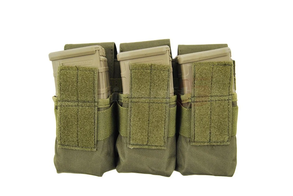 8Fields buzunar triplu port-incarcatoare pentru M4/M16 Olive 2