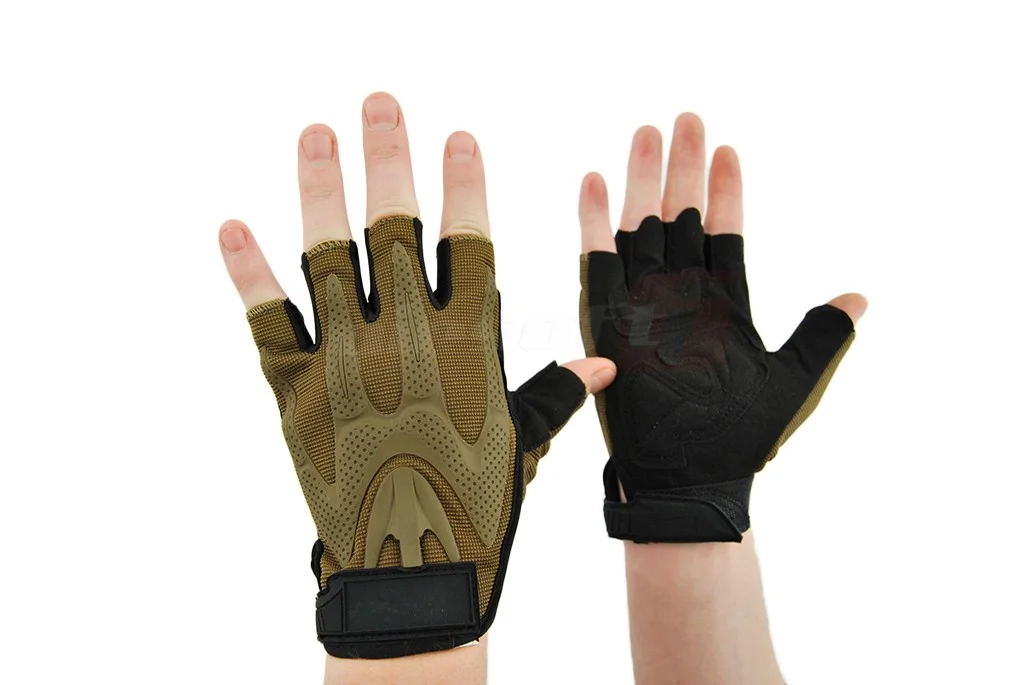 Manusi tactice fara degete 8Fields ver. 1 Coyote 3