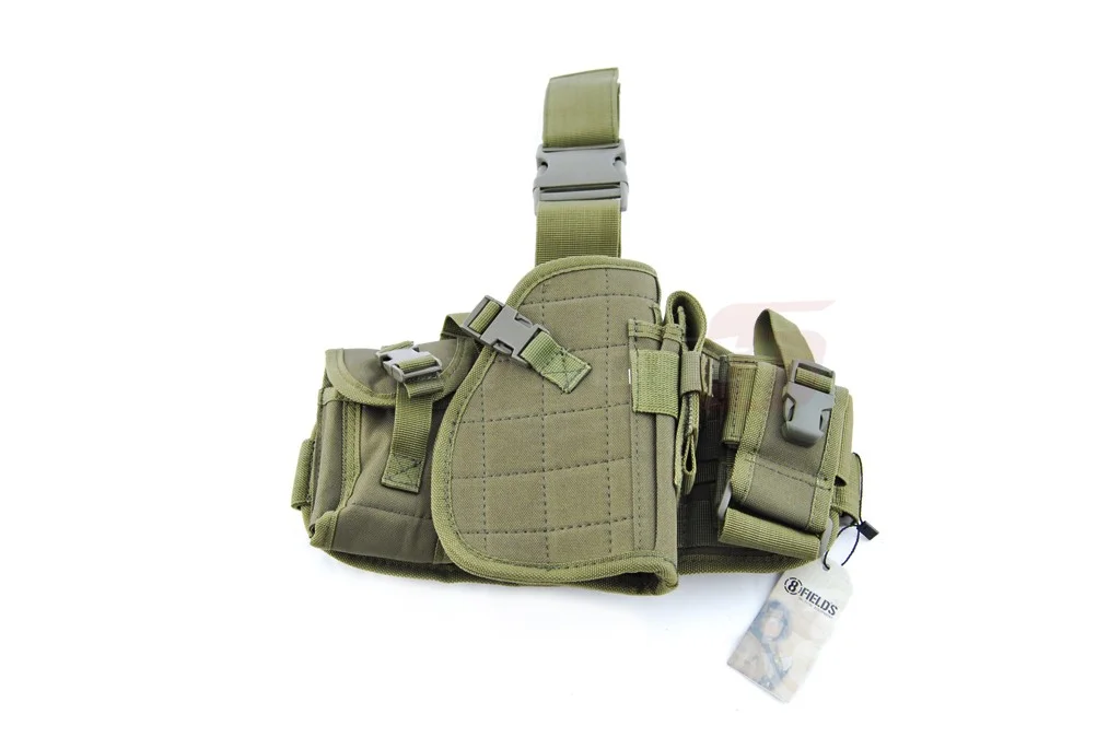 8Fields platforma molle cu toc pistol si buzunare Olive 5