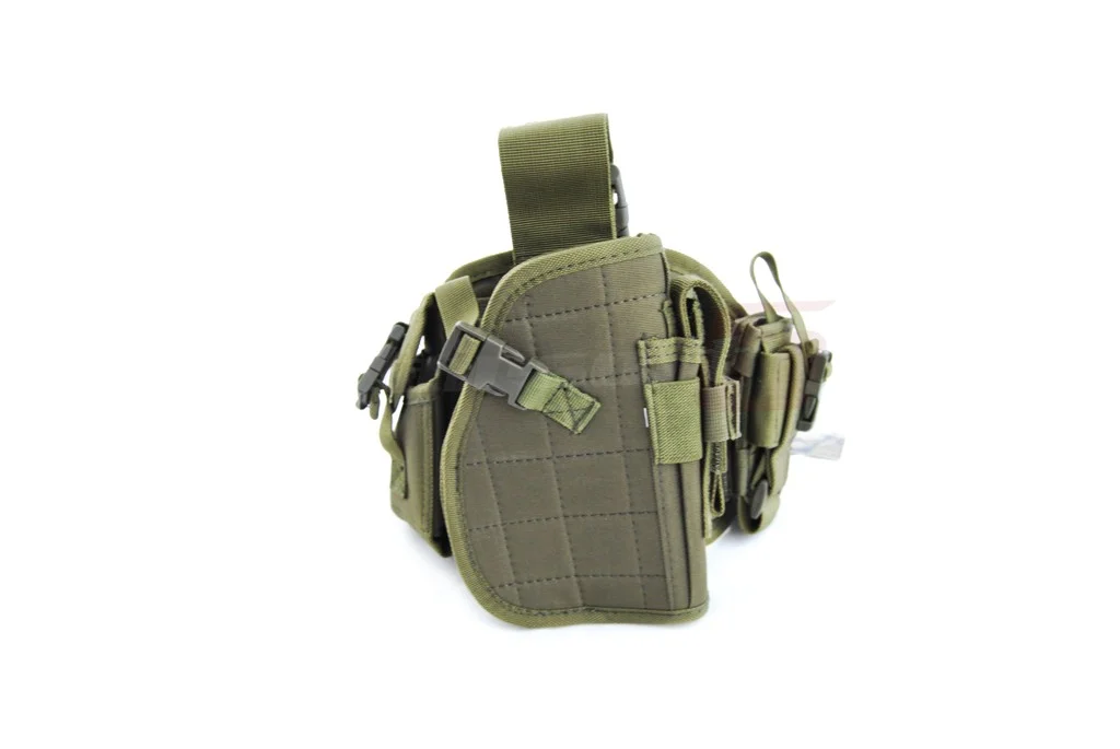 8Fields platforma molle cu toc pistol si buzunare Olive 4
