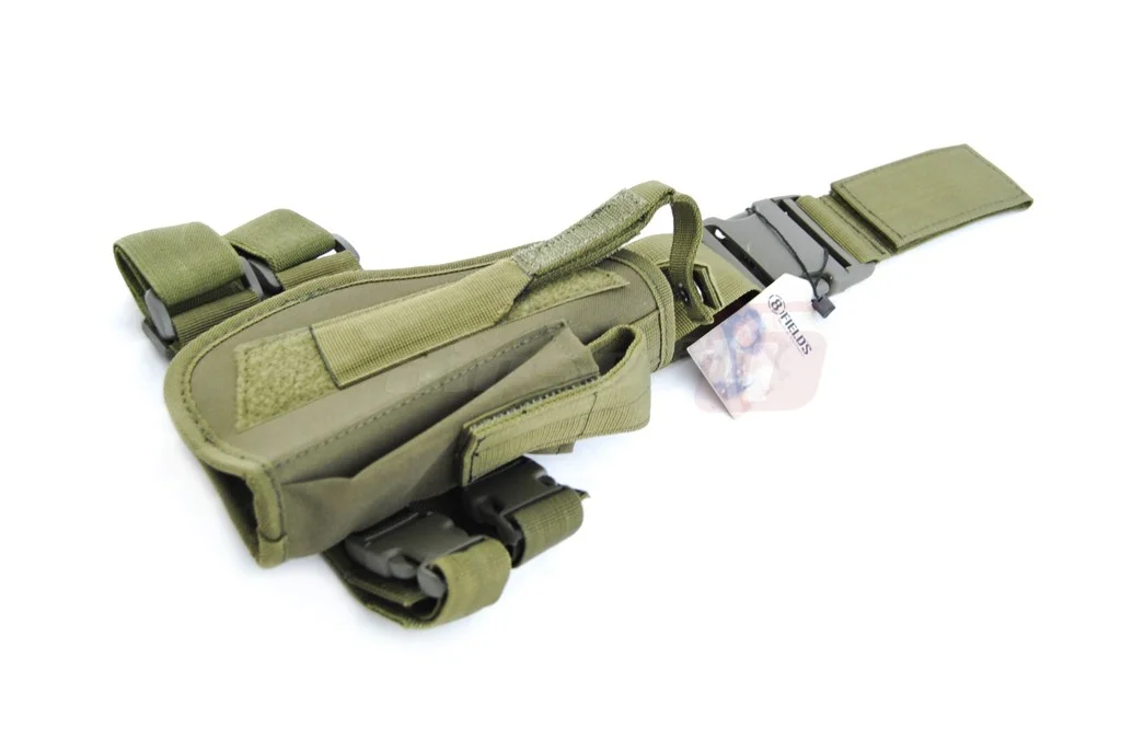 8Fields toc pistol universal pentru picior Olive 3