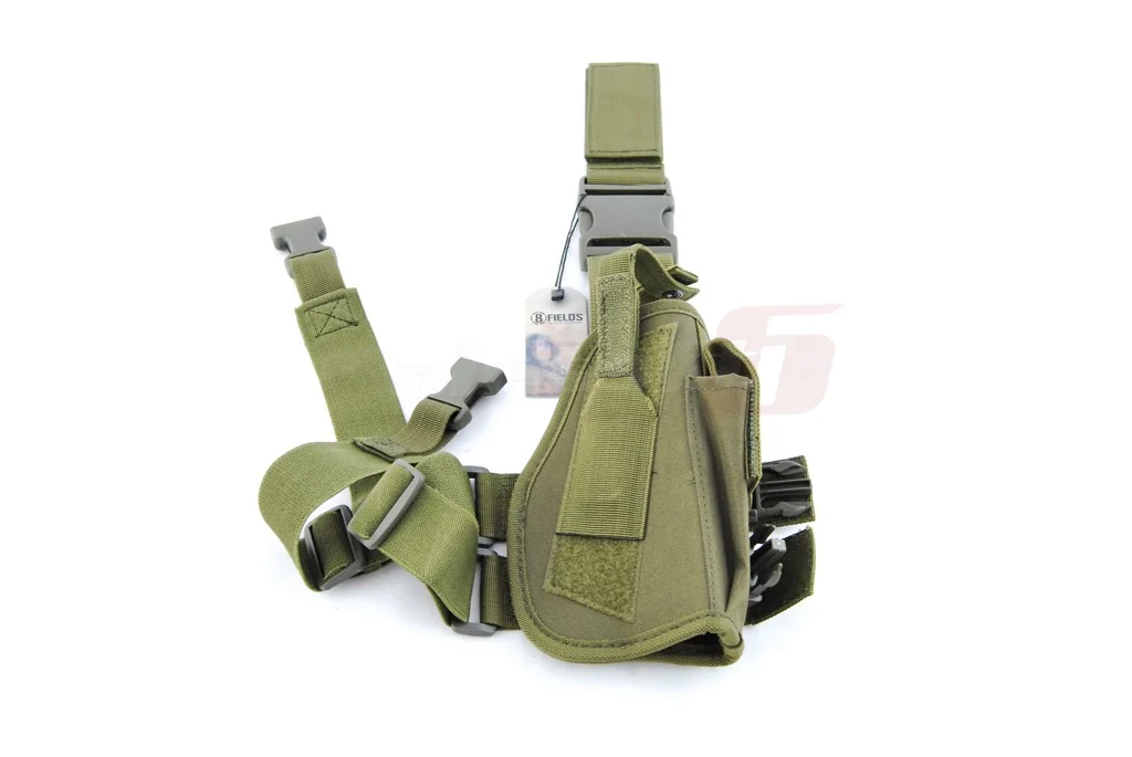 8Fields toc pistol universal pentru picior Olive 4