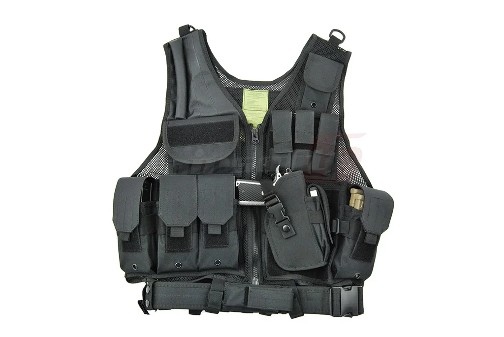 8Fields vesta tactica cu plasa Neagra 3