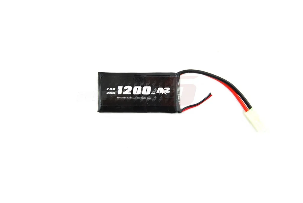 A2A acumulator LiPo 7.4V 1200mAh paralelipiped 2