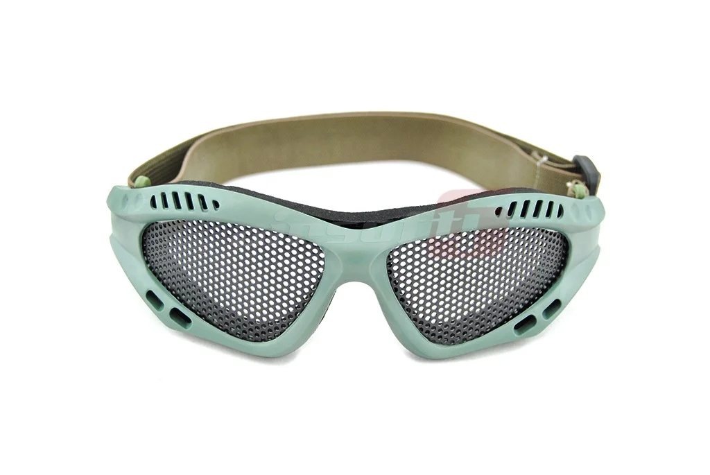 ACM ochelari de protectie simpli cu plasa Olive 3