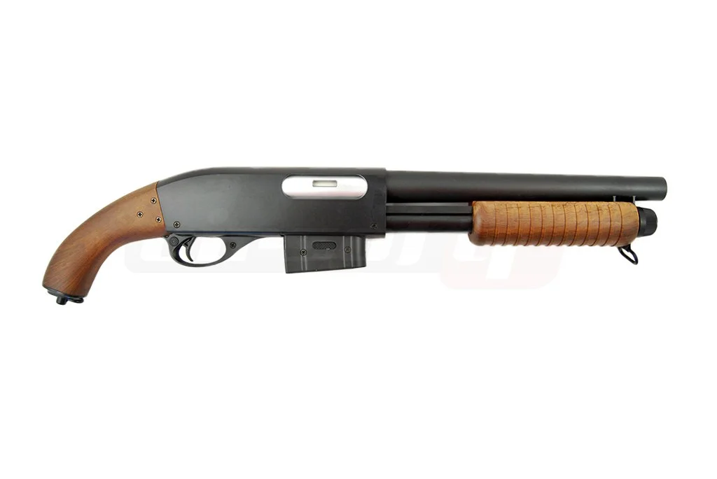 ACM shotgun M870 scurt imitatie lemn 3