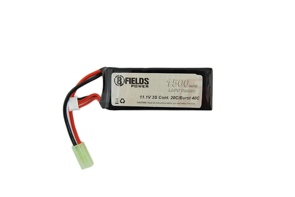 8Fields acumulator LiPo 11.1V 1500 mAh compact 2