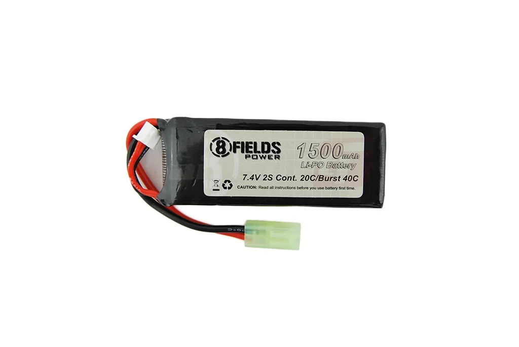 8Fields acumulator LiPo 7.4V 1500 mAh compact 2