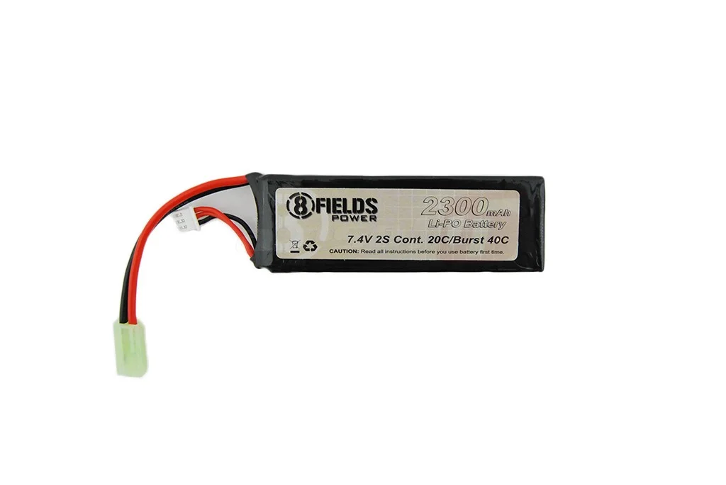 8Fields acumulator LiPo 7.4V 2300 mAh compact 2