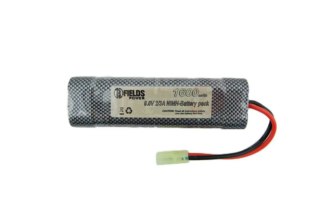 8Fields Acumulator NiMh 9.6V 1600 mAh mini compact 2