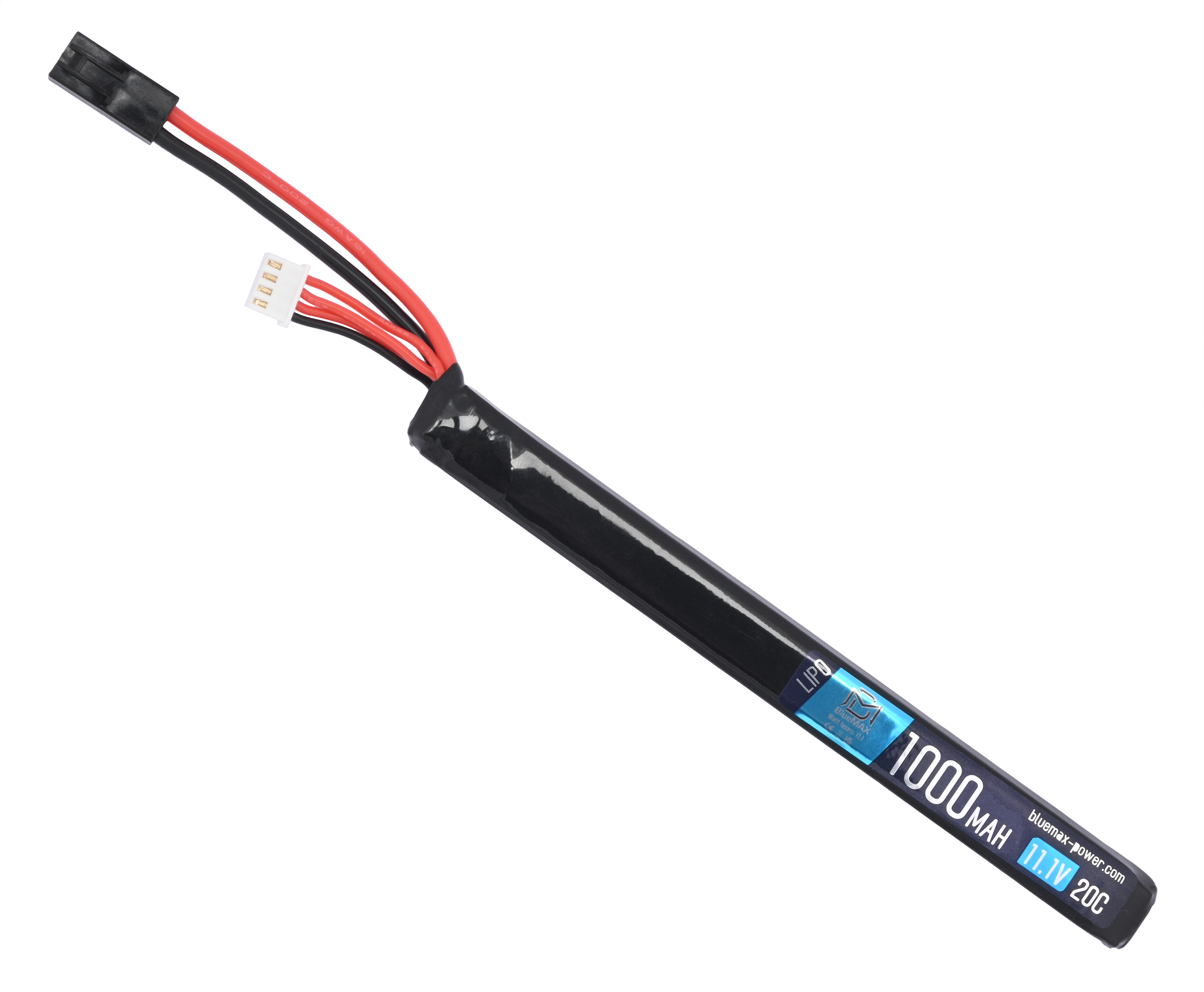 BlueMax  LiPo 11.1V 1000mAh 20C Tamiya stick lung