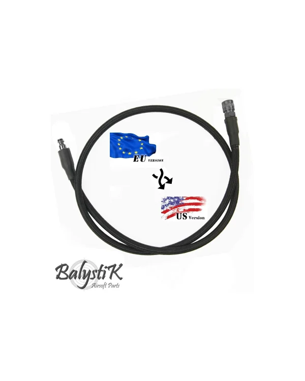 Balystik linie HPA completa 8mm negru EU male US female 2