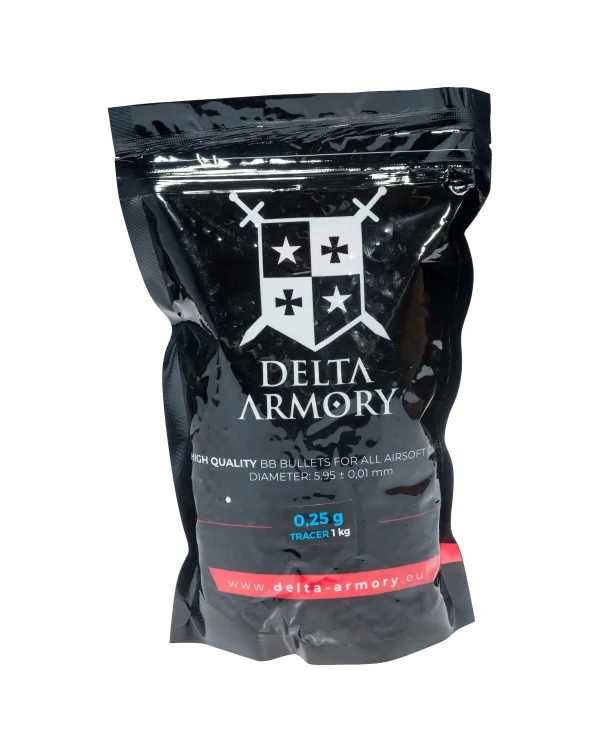 Bile Delta Armory Tracer 0.25g 4000buc 1kg fosforescente verzi 2