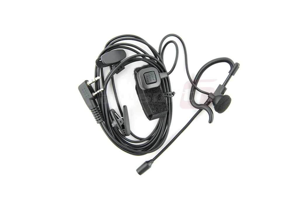 Casca cu microfon puxing 777 - 888 cu PTT pentru deget si microfon lung pe casca 3