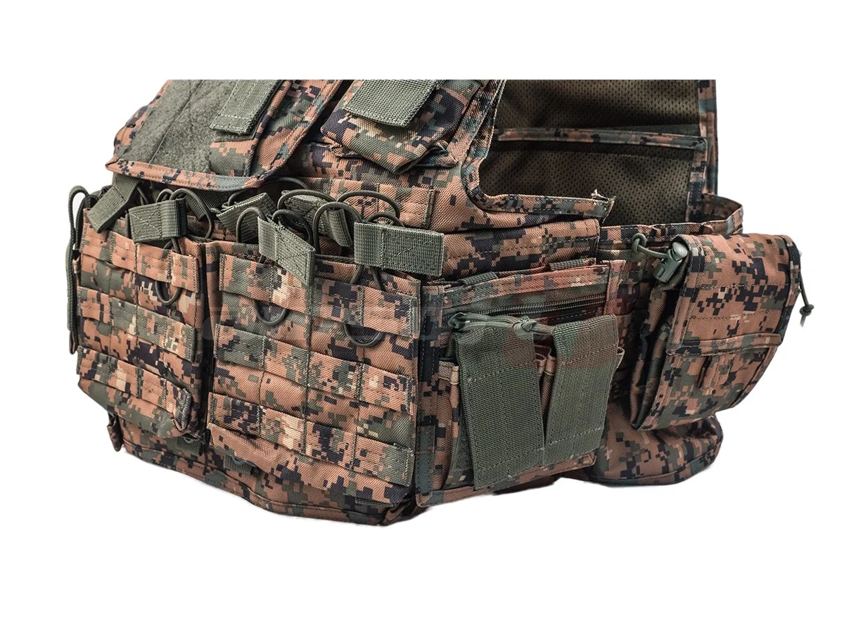 Invader Gear vesta tactica Mod Carrier Combo Digital Woodland 6