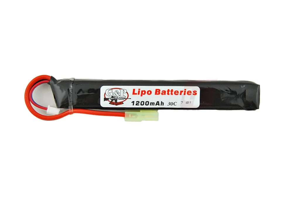 G&P acumulator LiPo 7.4V 1200mAh compact Tamiya mini 2