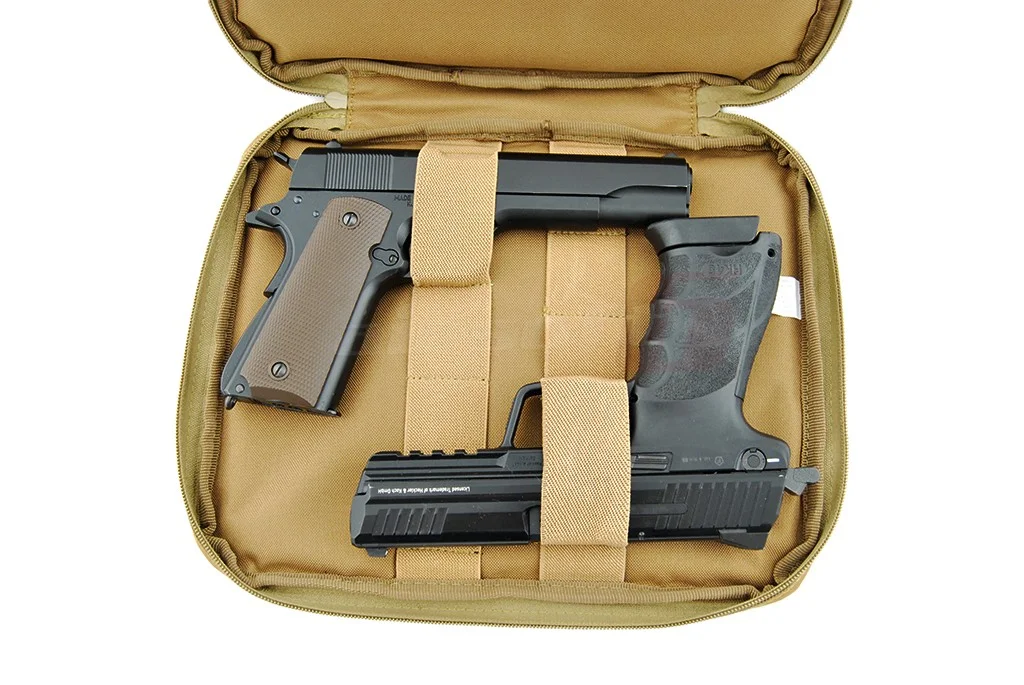 Geanta transport pistoale Cybergun Tan 3