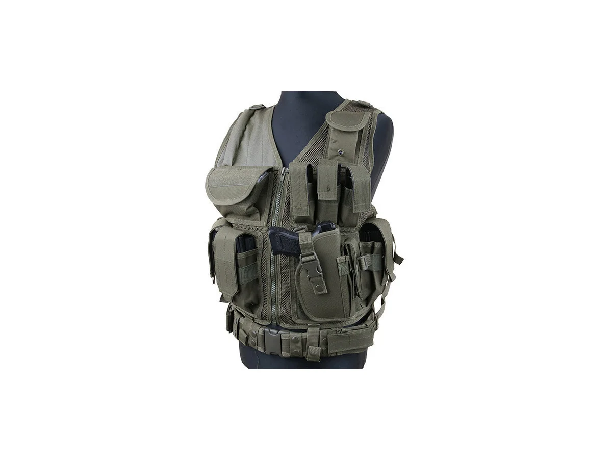 GFC vesta tactica cu plasa Olive 2