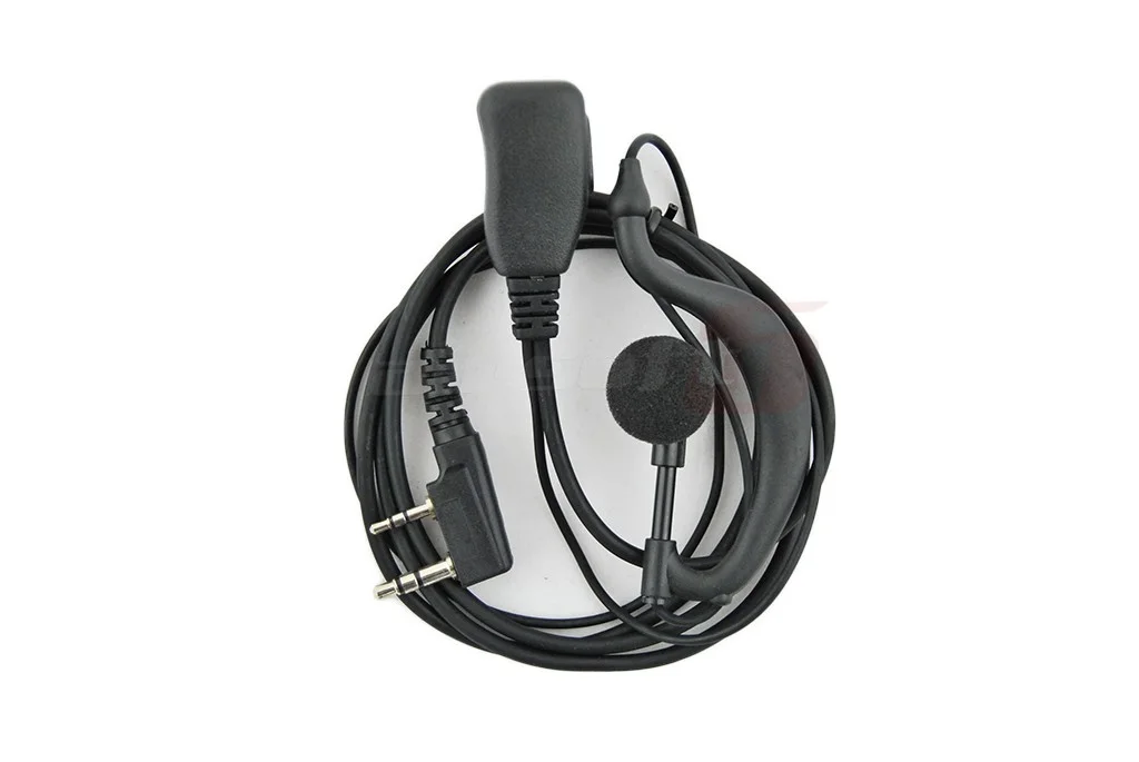 Casca cu microfon Puxing 777 - 888 cu PTT si suport pentru ureche 3
