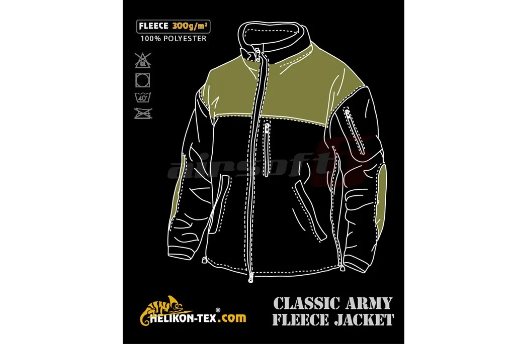Helikon-Tex classic army jacheta flausata Olive 8