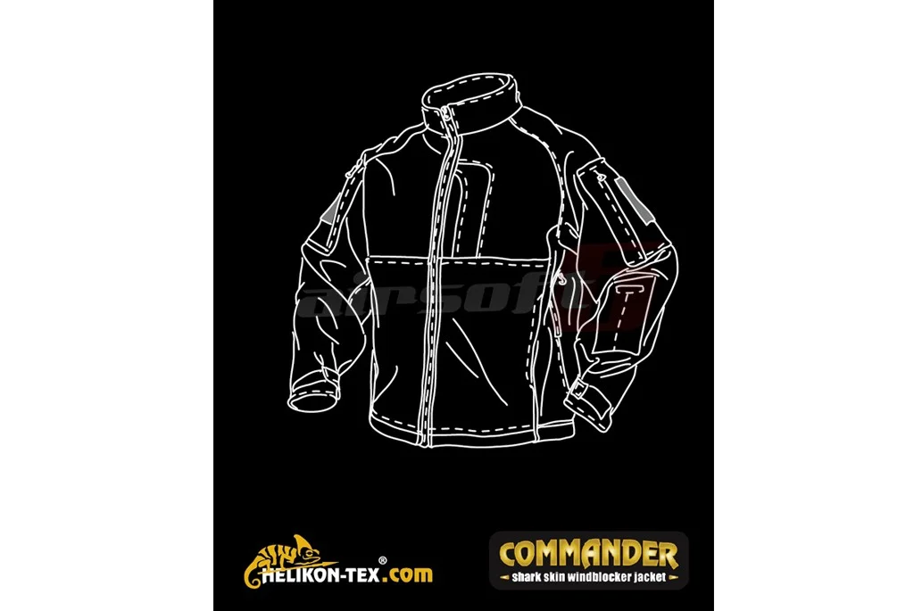 Helikon-Tex  commander jacheta shark skin Olive 6
