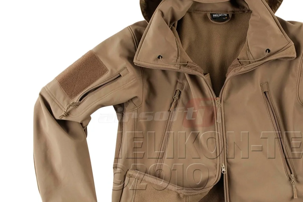 Helikon-Tex jacheta gunfighter shark skin Coyote 8