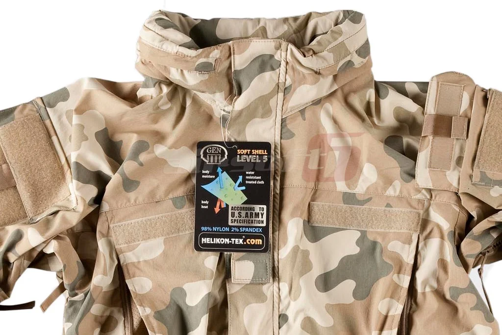 Helikon-Tex soft shell level 5 gen.3 ver.1 jacheta pl Desert 2
