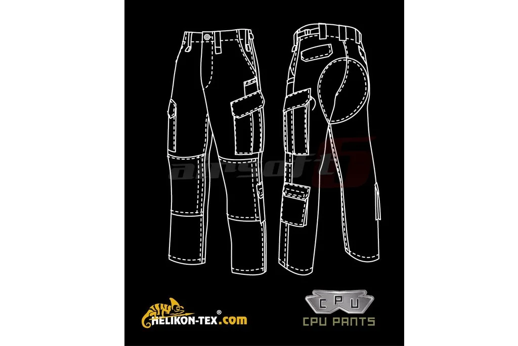 Helikon-Tex cpu pantaloni ripstop Camogrom (M/long) 3