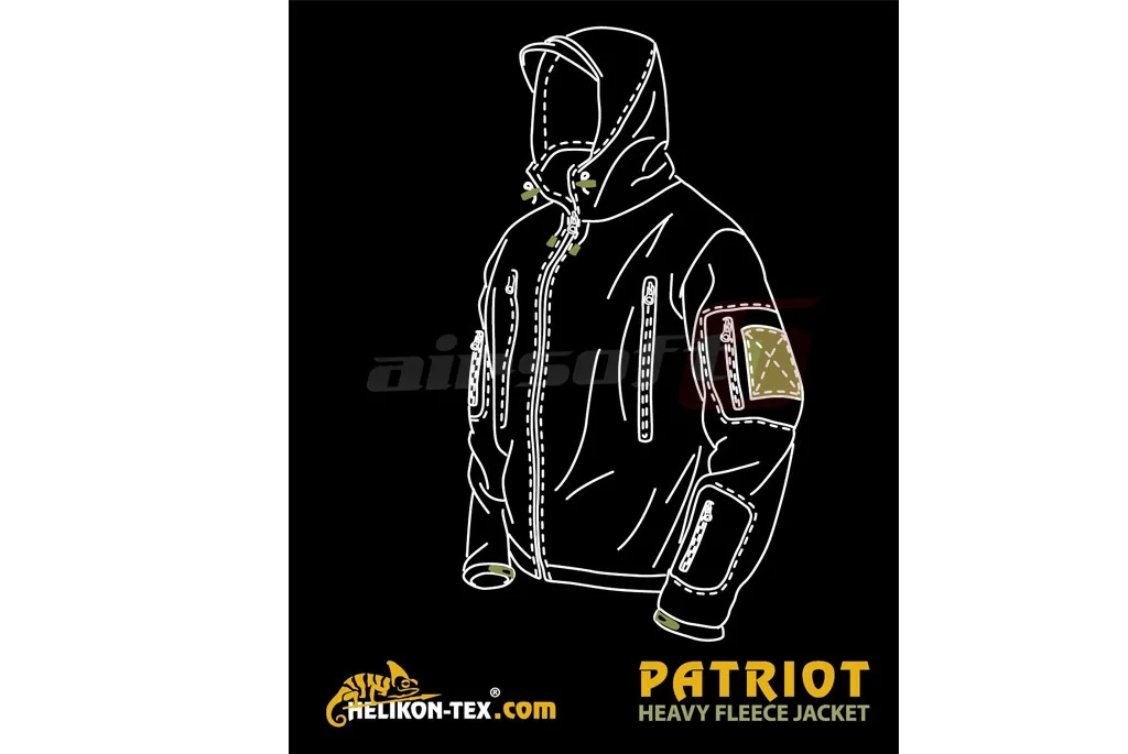 Helikon-Tex patriot jacheta flausata Camogrom 6