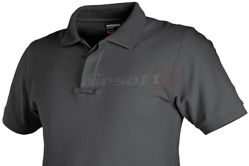 Helikon-Tex tricou polo bumbac Defender Negru 2