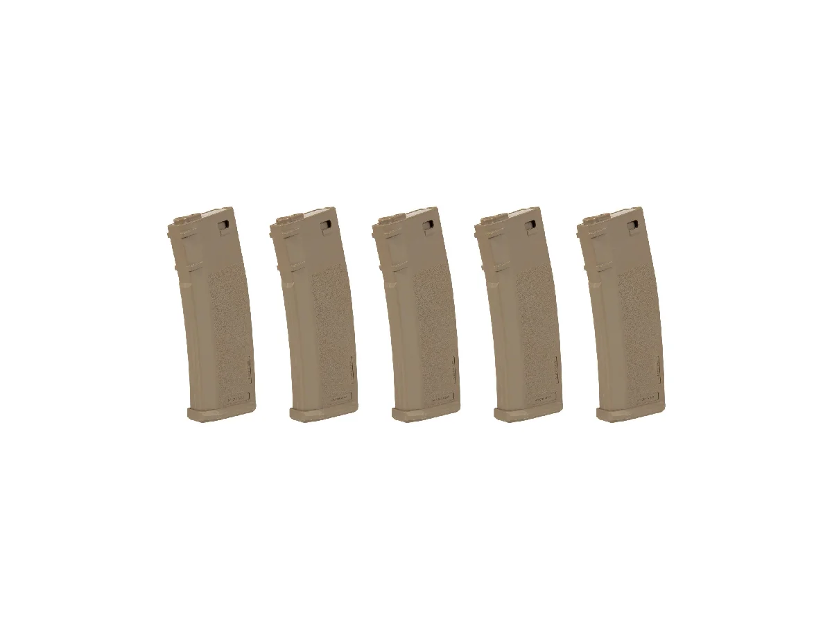 Specna Arms set 5 incarcatoare S-Mag Midcap ABS Tan 125bb. 3