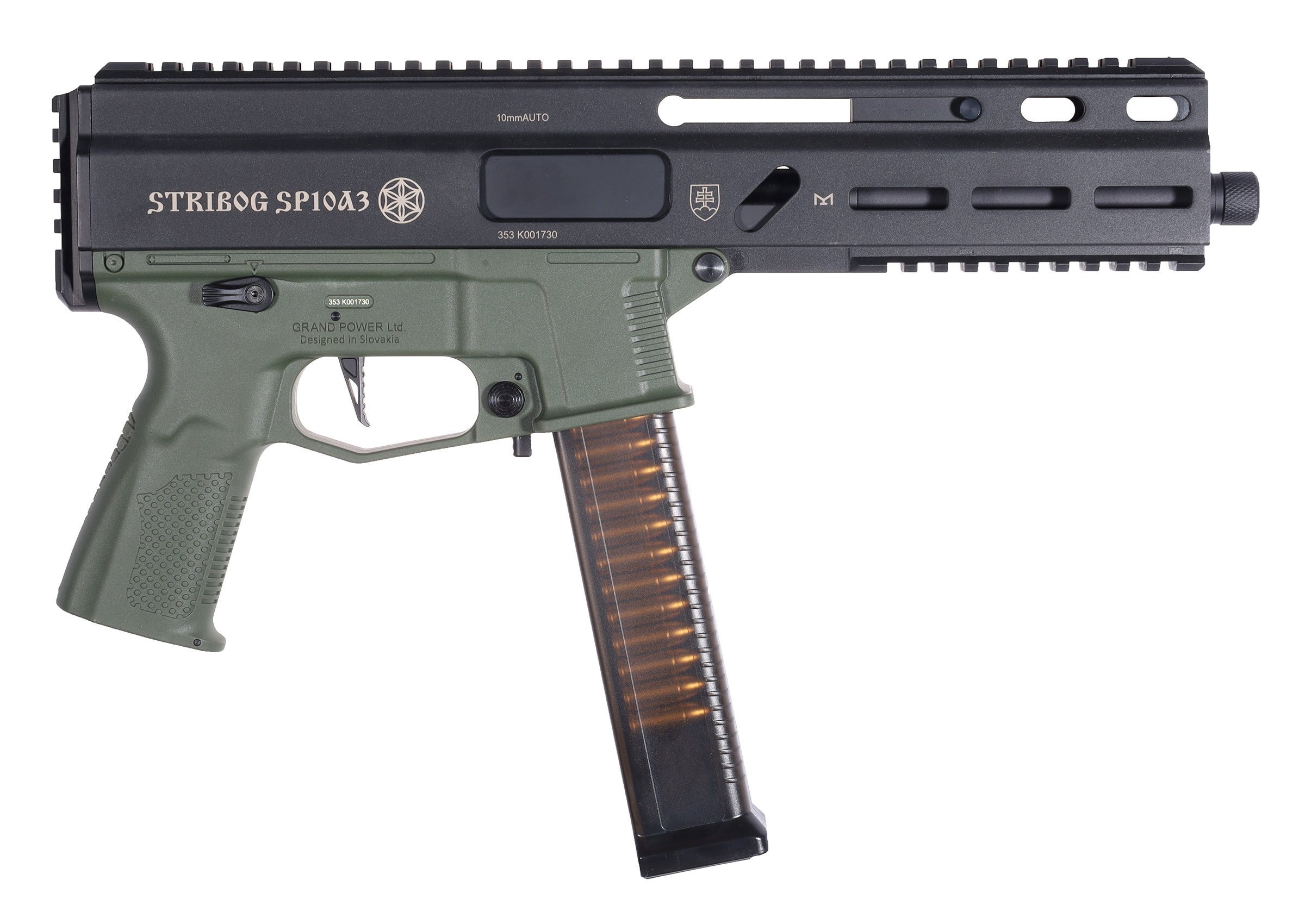 Delta Armory STRIBOG SP10A3 Charlie Olive 6