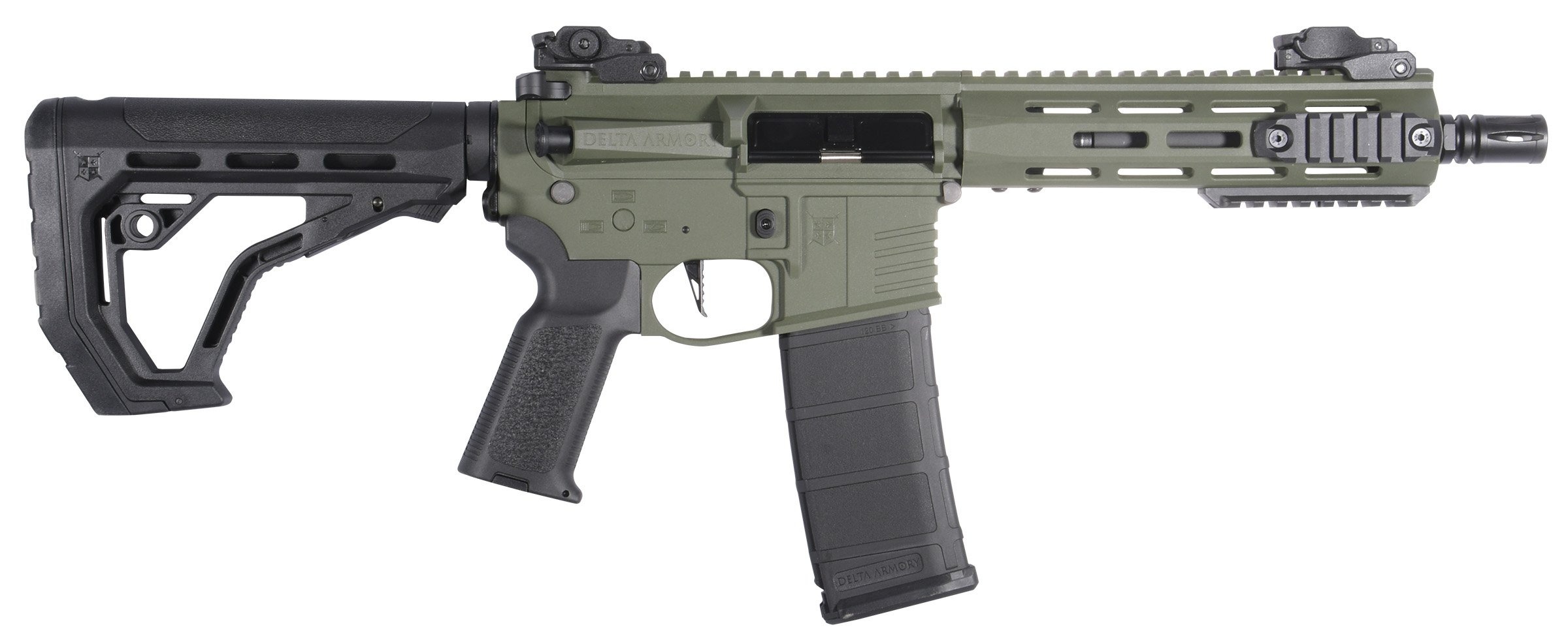 Delta Armory M4 AR15 M-LOK 8" Charlie EAGLE Olive 3