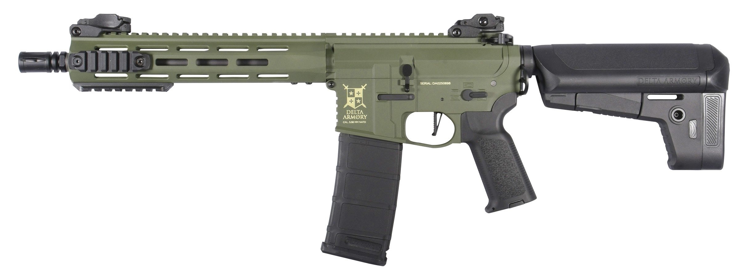Delta Armory M4 AR15 M-LOK 10" Charlie Olive